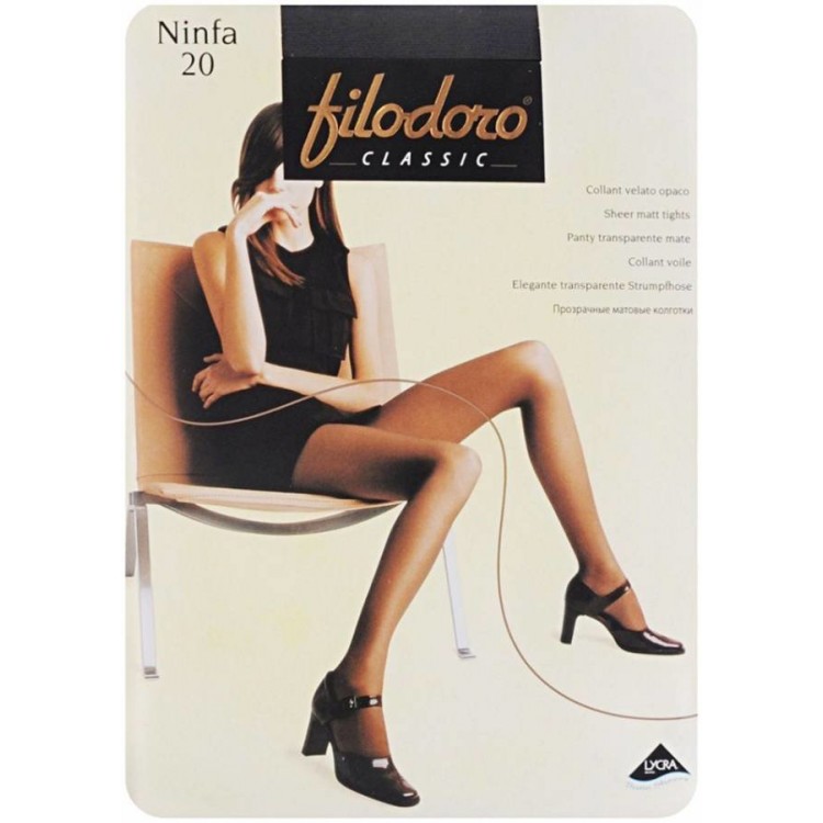 Колготки женские матовые Ninfa 20 den - abbronzante, Filodoro Classic