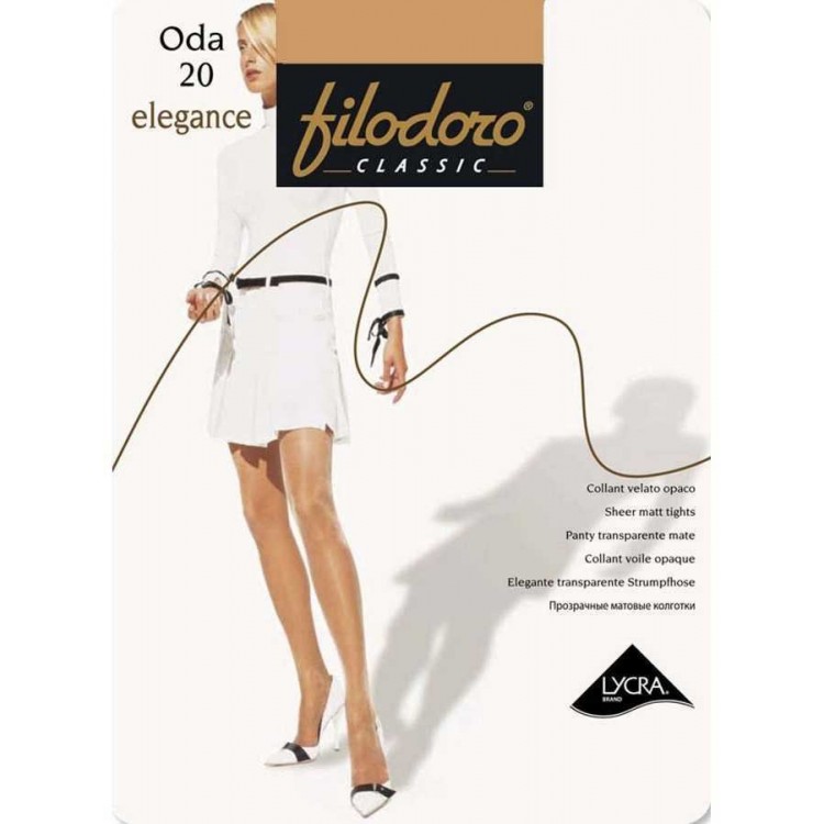 Колготки женские матовые Oda 40 Elegance - playa, Filodoro Classic