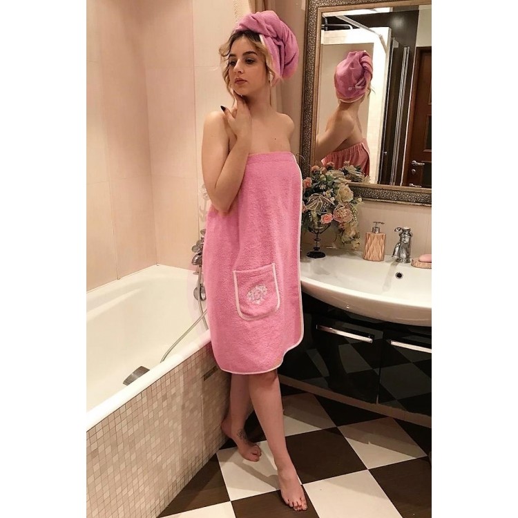 Женский набор для сауны и бани SAUNA JOLIY rose, Five Wien