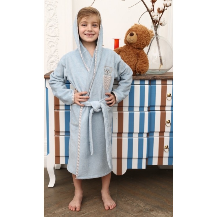 Детский махровый халат Teddy azure, Five Wien