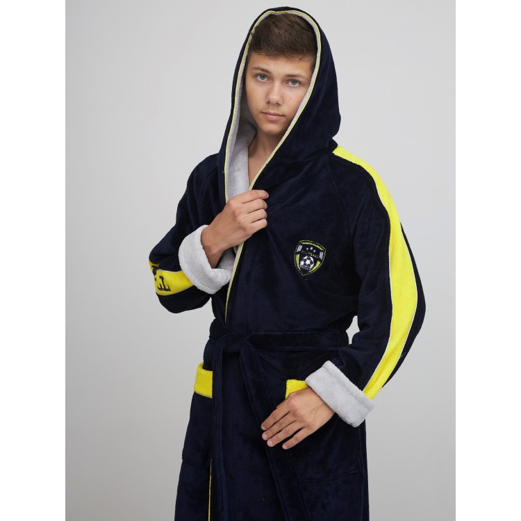 Подростковый халат для мальчиков из бамбука FOOTBALL CLUB (Limon-Sport), Five Wien