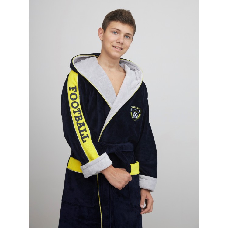 Подростковый халат для мальчиков из бамбука FOOTBALL CLUB (Limon-Sport), Five Wien