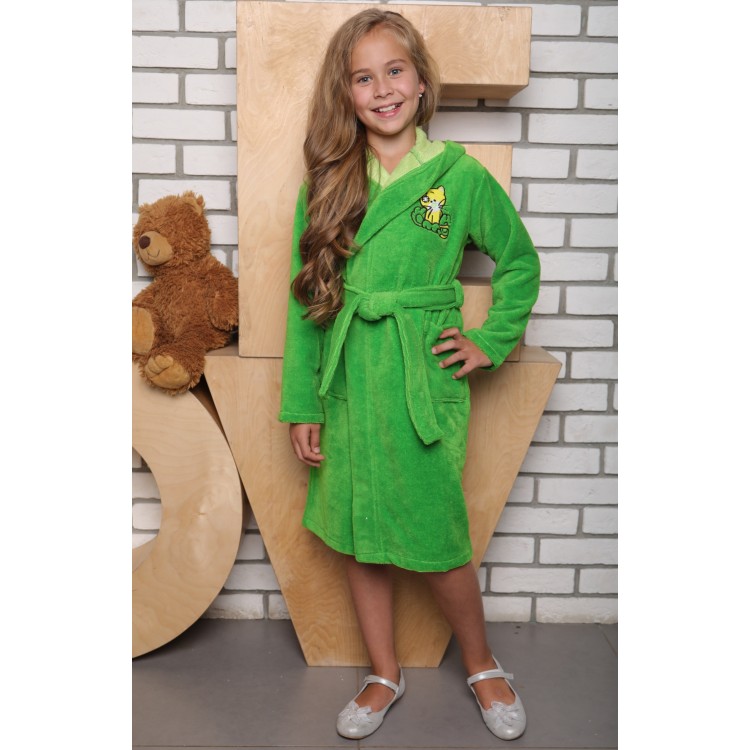 Детский махровый халат  Малыш 304 green apple, Five Wien