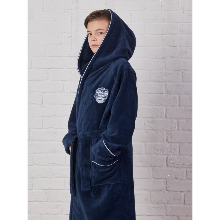 Халат подростковый для мальчиков ATHLETIC DEPT (Denim), Five Wien