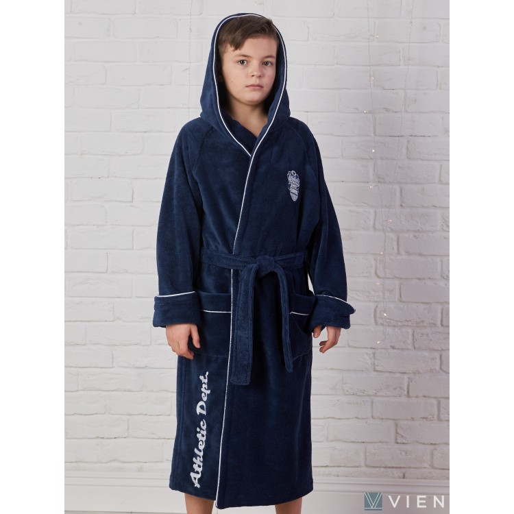 Халат подростковый для мальчиков ATHLETIC DEPT (Denim), Five Wien