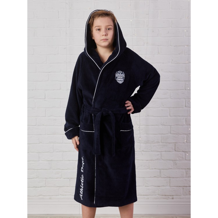Халат подростковый для мальчиков ATHLETIC DEPT (Navy), Five Wien
