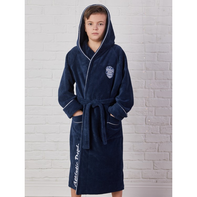Халат подростковый для мальчиков ATHLETIC DEPT (Denim), Five Wien