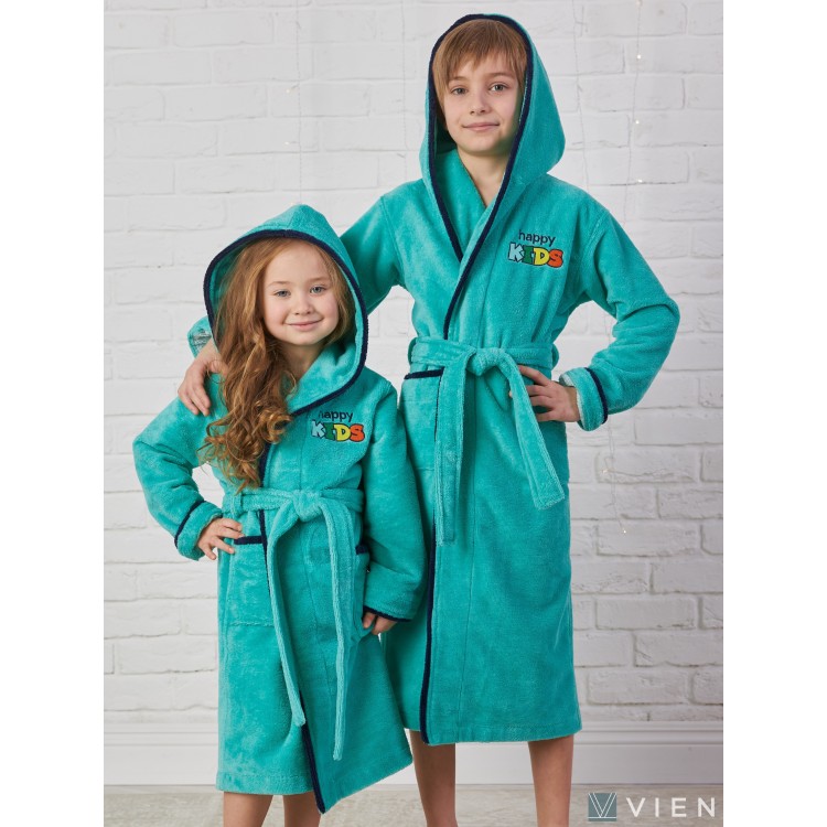 Халат детский бамбуковый Happy Kids (mint), Five Wien