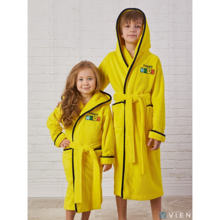 Халат детский бамбуковый Happy Kids (limon), Five Wien