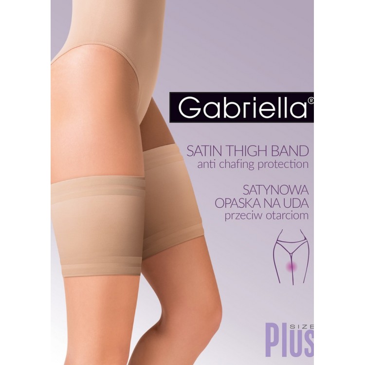 Бандалетки (хидлейсы) от натирания 510 Satynowa opaska Beige, GABRIELLA