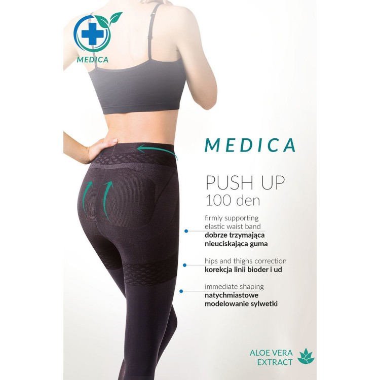 Колготки моделирующие 171 Medica Push-Up 100 den Nero, GABRIELLA
