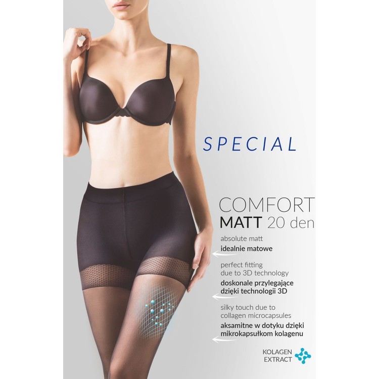 Колготки утягивающие 479 Comfort Matt 20 den Nero, GABRIELLA