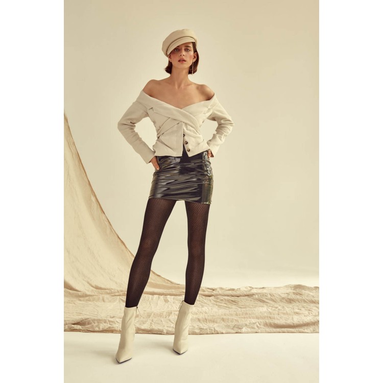 Колготки черные с узором 488 Gama Nero, GABRIELLA