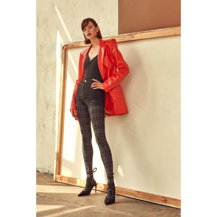 Колготки 60den в клетку 482 Nessa Melange, GABRIELLA
