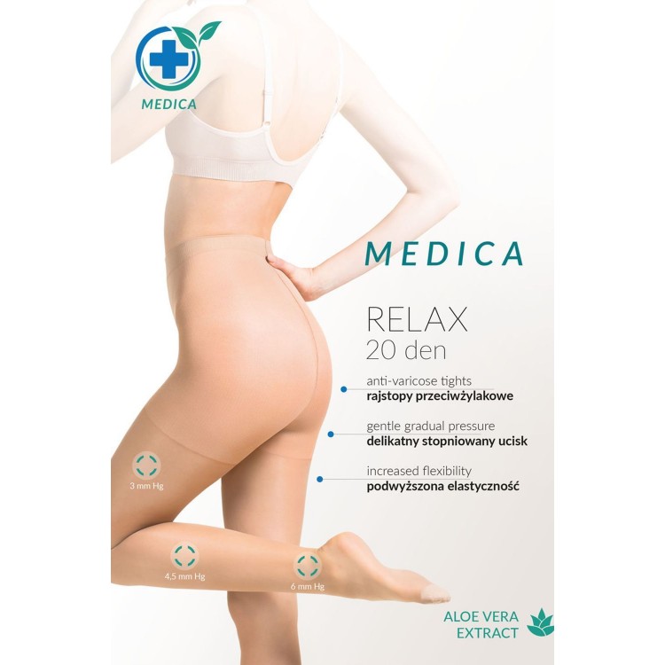 Колготки утягивающие 110 Medica Relax 20 den Neutro, GABRIELLA