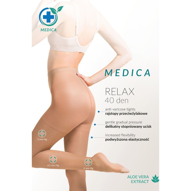 Колготки утягивающие 111 Medica Relax 40 den Neutro, GABRIELLA