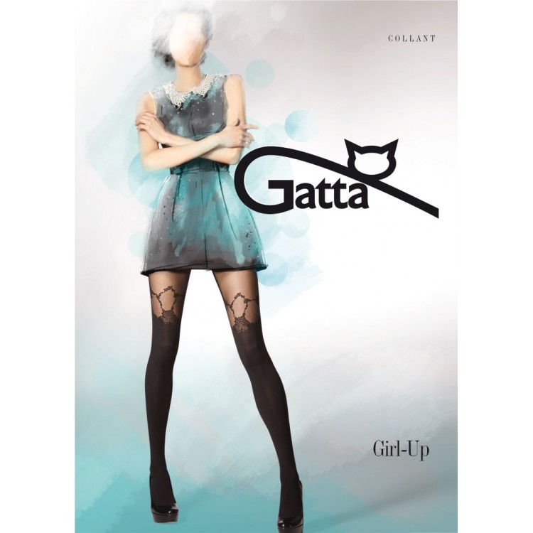 Женские фантазийные колготки Girl up 17, GATTA