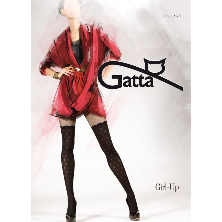 Женские фантазийные колготки Girl up 21, GATTA