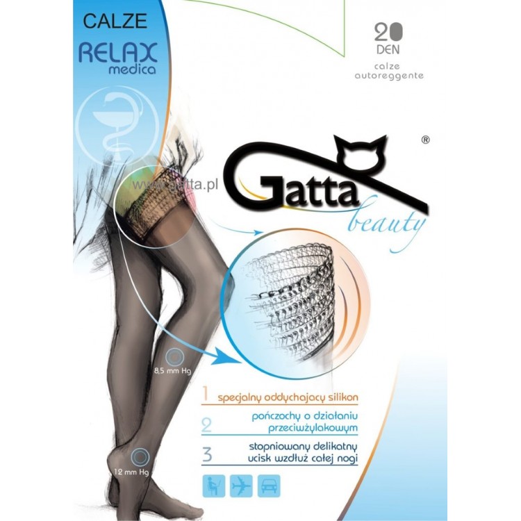 Женские корректирующие чулки 20 den Calze relaxmedica, GATTA