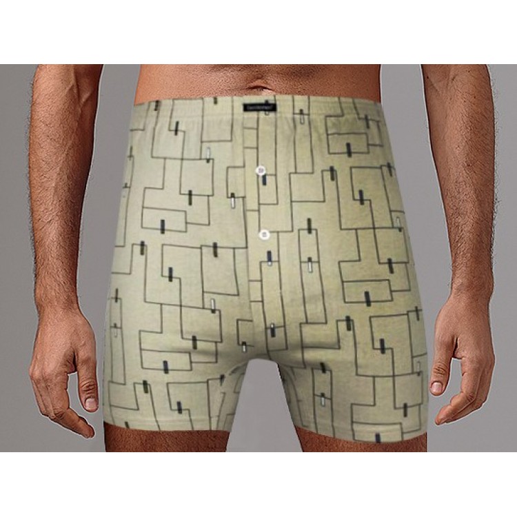 Мужские трусы боксеры из хлопка GB49-beige, Gentlemen