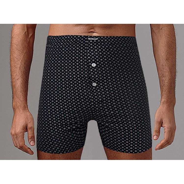 Мужские трусы боксеры из хлопка GB7302-black, Gentlemen