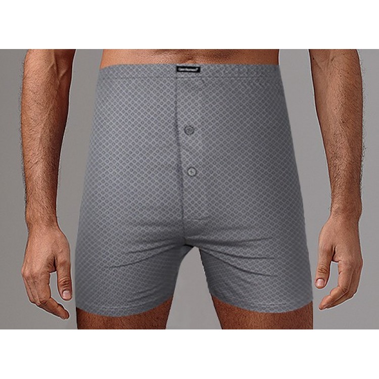Мужские трусы боксеры из хлопка GB7304-gray, Gentlemen