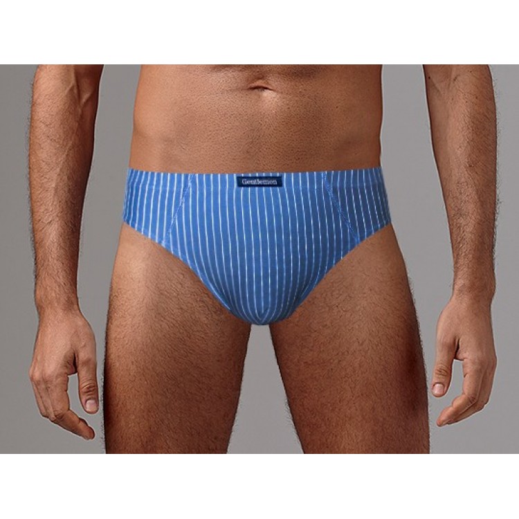 Мужские хлопковые трусы плавки GP7202-azure, Gentlemen