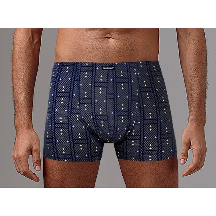 Мужские трусы боксеры из хлопка GS54-blue, Gentlemen