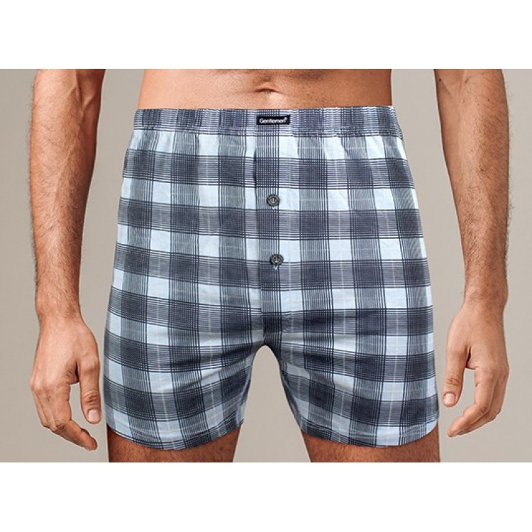 Мужские трусы боксеры GB7749-black/azure, Gentlemen