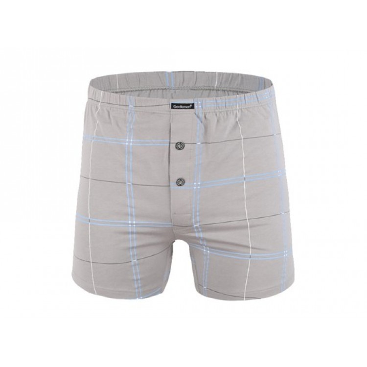 Серые мужские трусы-боксеры GB7753-gray, Gentlemen
