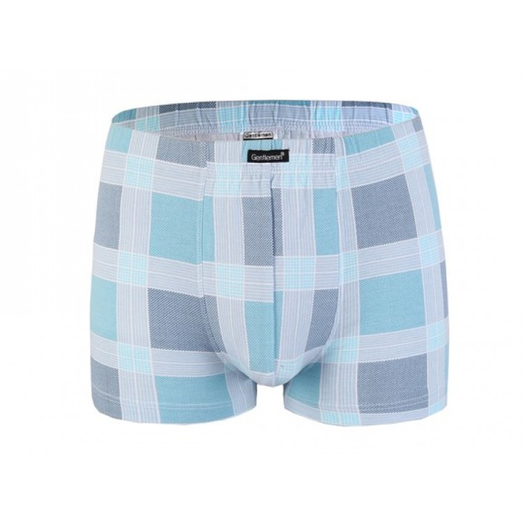 Мужские хлопковые трусы-шорты GS7802 light azure, Gentlemen