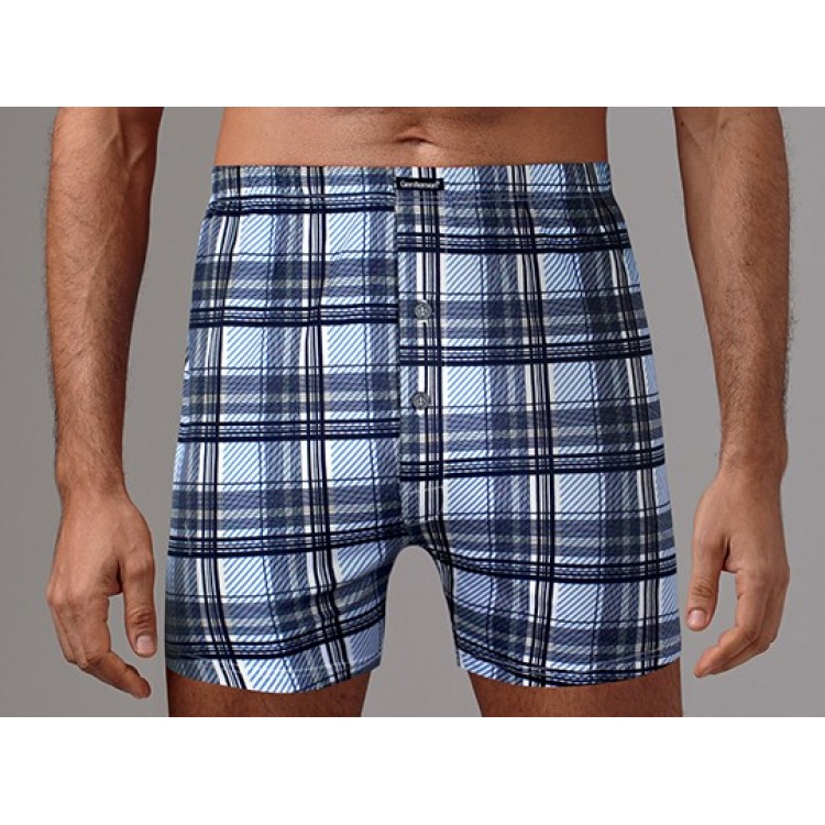 Мужские трусы боксеры из хлопка GB7743-blue, Gentlemen
