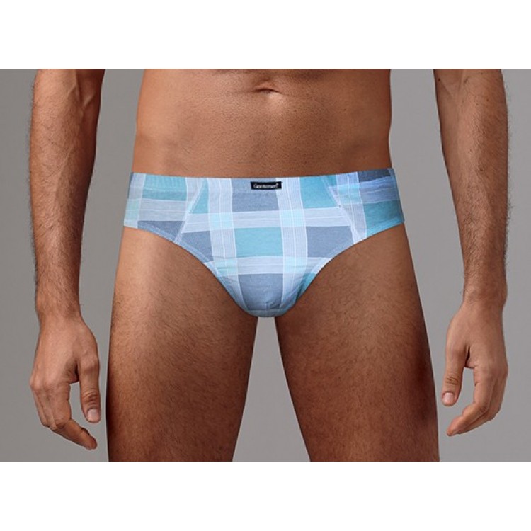 Мужские трусы плавки из хлопка GP7740-turquoise, Gentlemen
