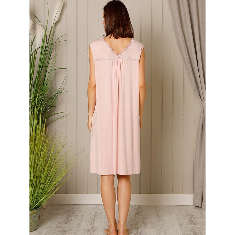 Женская хлопковая сорочка 18811-pink "Deva plus size", Hays