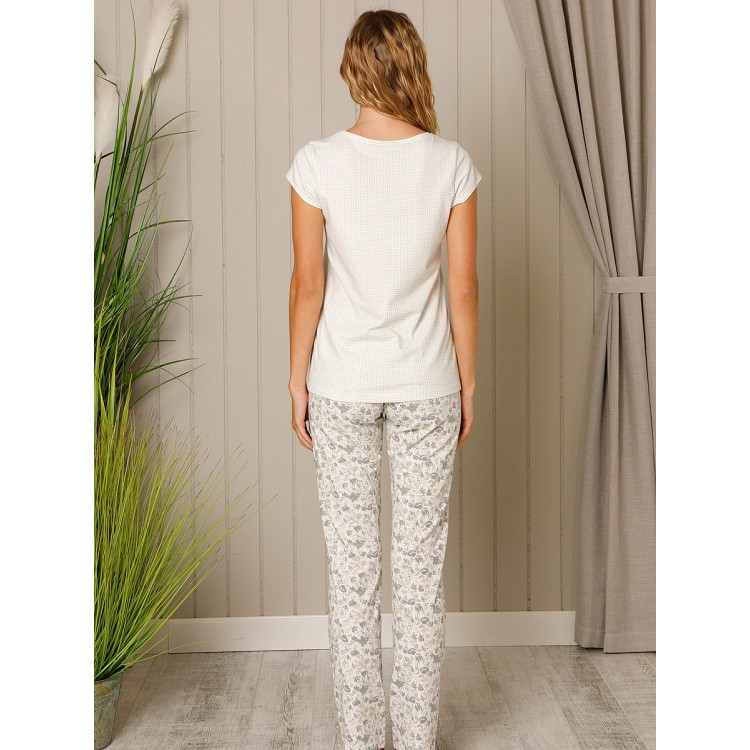 Женская хлопковая пижама с брюками 18516 "Floral Pants", Hays