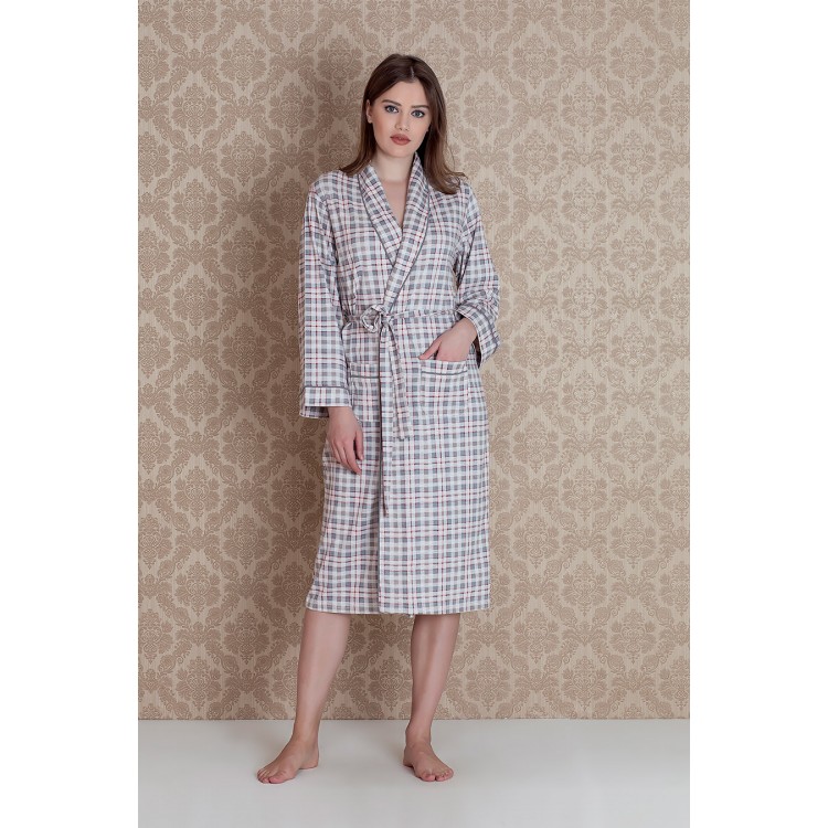 Длинный женский халат 17089 "Gown Cell", Hays