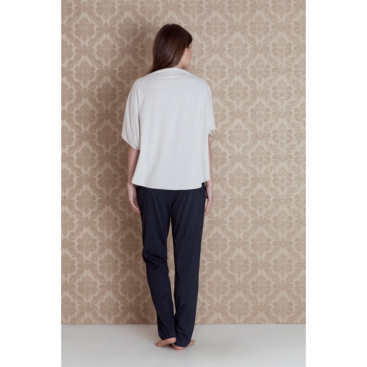 Женский домашний костюм 17324 "Heaven Plus Size Pants", Hays