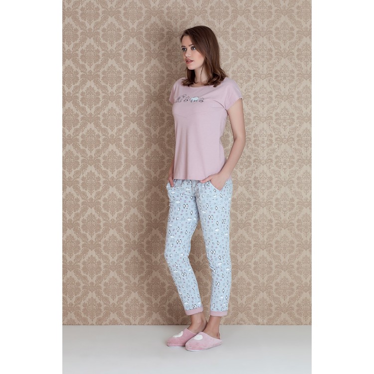 Женская пижама с брюками 17125 "Norda Pants", Hays
