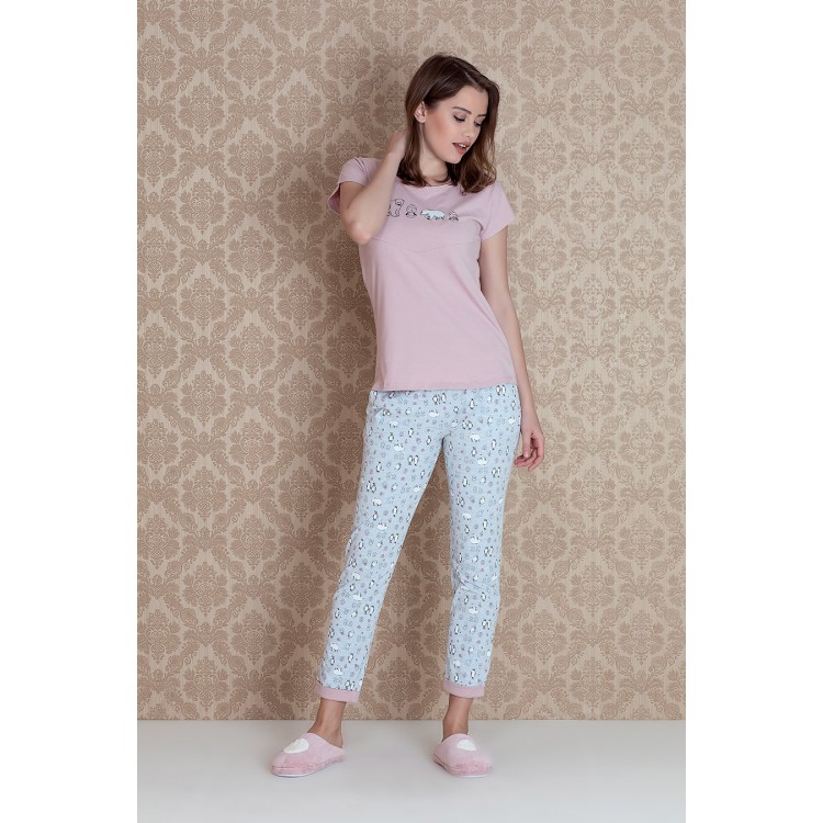 Женская пижама с брюками 17125 "Norda Pants", Hays