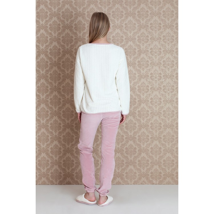 Женский домашний костюм 17094 "Norda Velour Pants", Hays