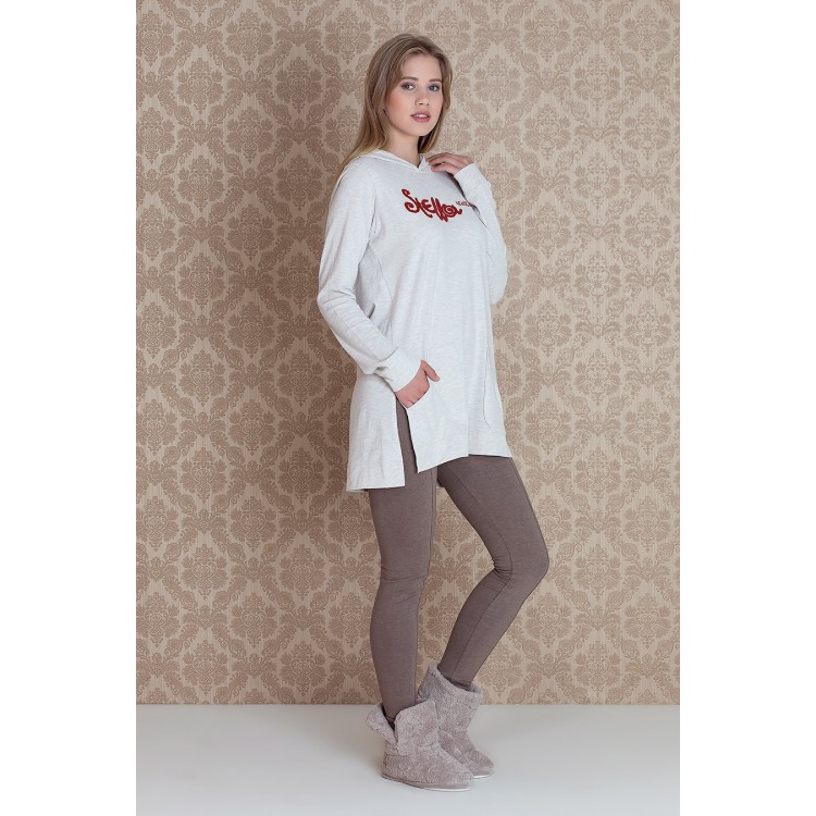 Женский домашний костюм с легинсами 17002 "Stellina Sleeve Leggings", Hays