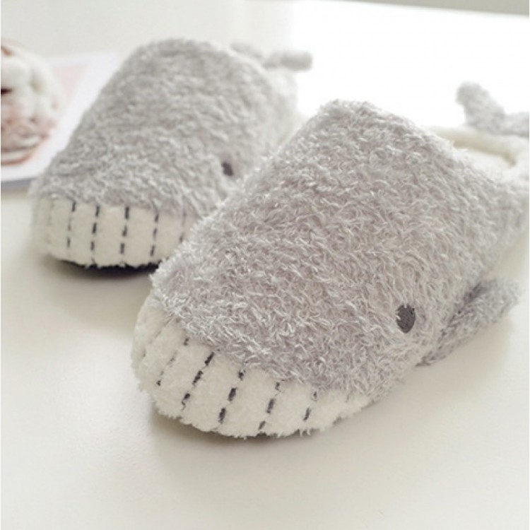 Теплые женские домашние тапочки 1270 WHALES, Halluci