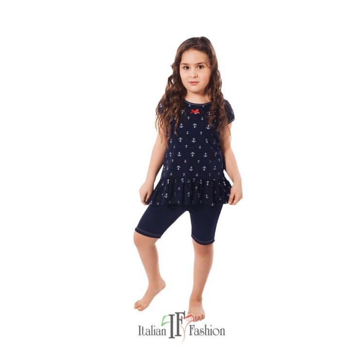 Детская хлопковая пижама для девочек ADORA, Italian Fashion