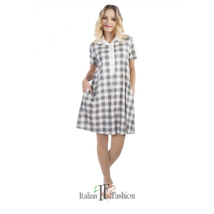 Женская хлопковая сорочка ADEL-1, Italian Fashion