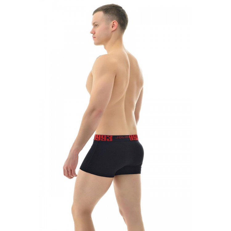 Мужские трусы боксеры из хлопка N190BL черный, Jolidon