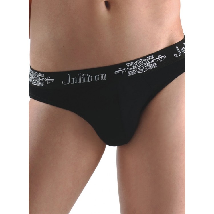 Черные мужские трусы-плавки N81MM-black, Jolidon