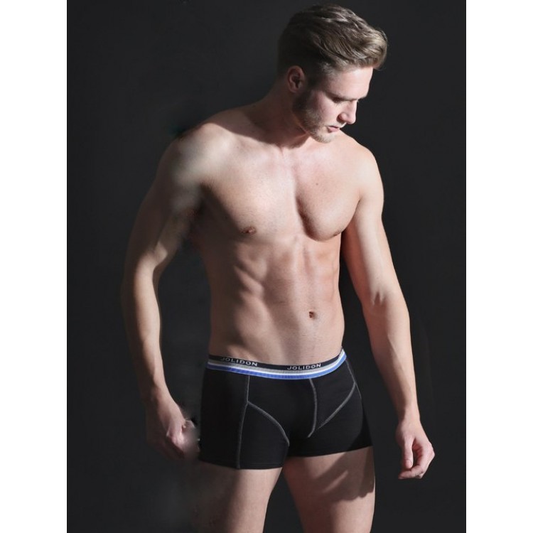 Черные мужские трусы-боксеры 247BL-black, Jolidon
