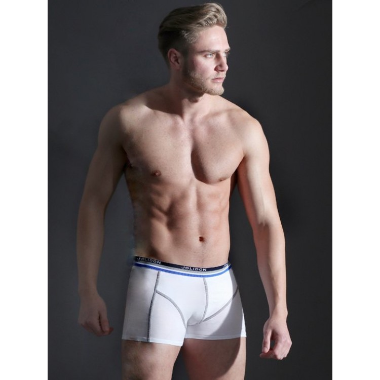 Белые мужские трусы-боксеры 247BL-white, Jolidon
