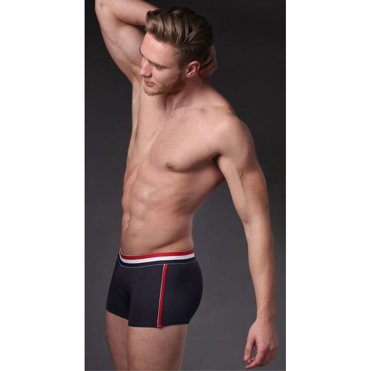 Мужские хлопковые трусы-боксеры N242BL-dark blue, Jolidon
