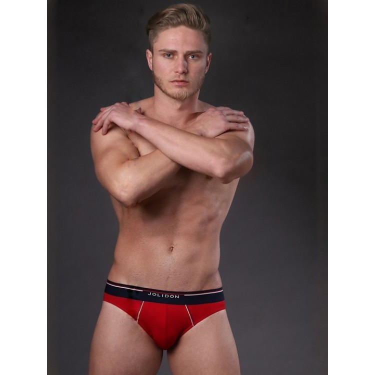 Красные мужские трусы-плавки N250MM-red, Jolidon